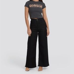 Billabong Black Wide-Leg Jeans